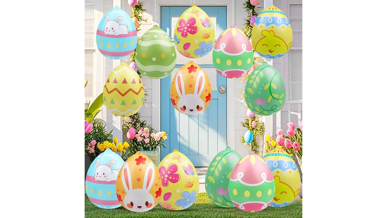 16 Packs 16 Inch Inflatable Easter Eggs - Pros & Cons 5 featured 413