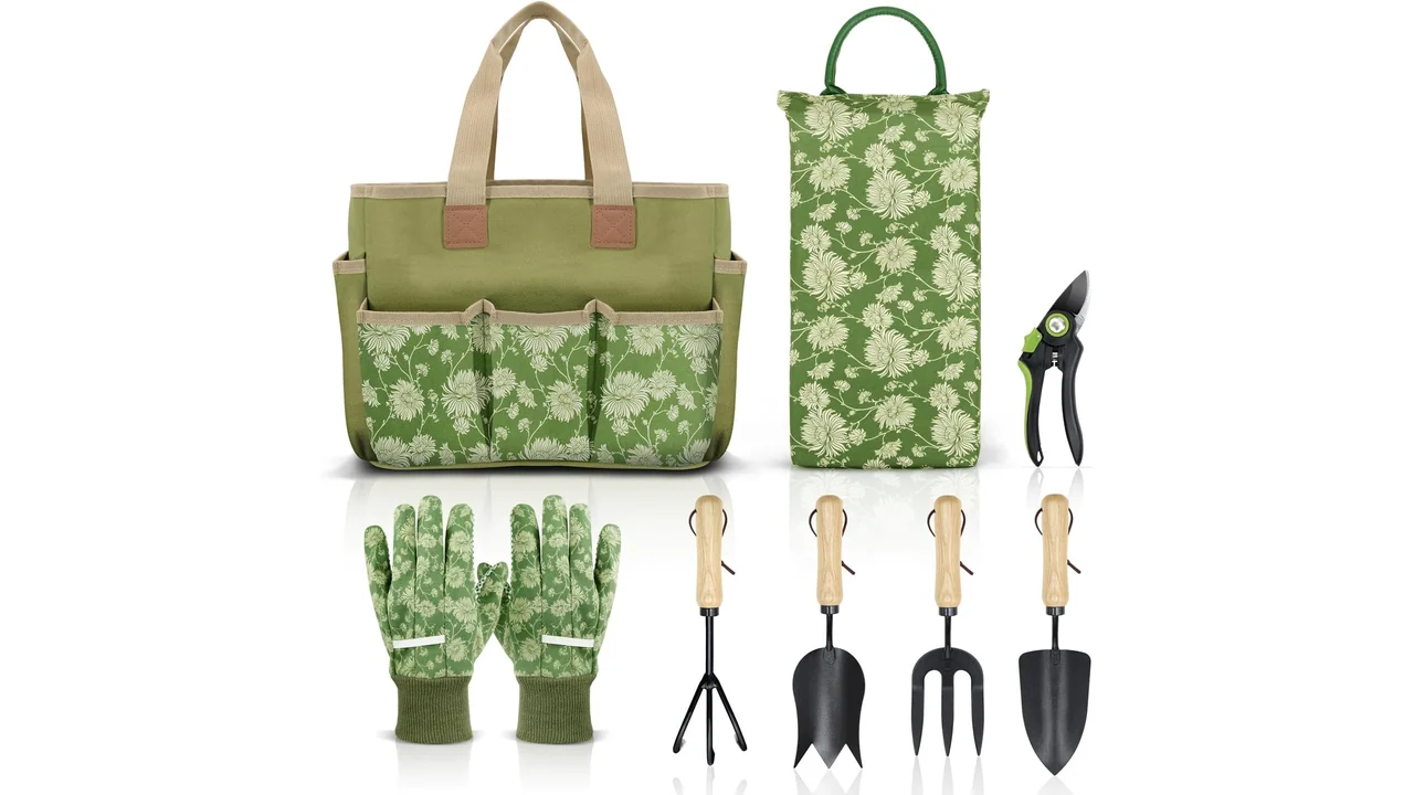 Colwelt Garden Tools Set, 8 Piece, Heavy Duty – In-Depth