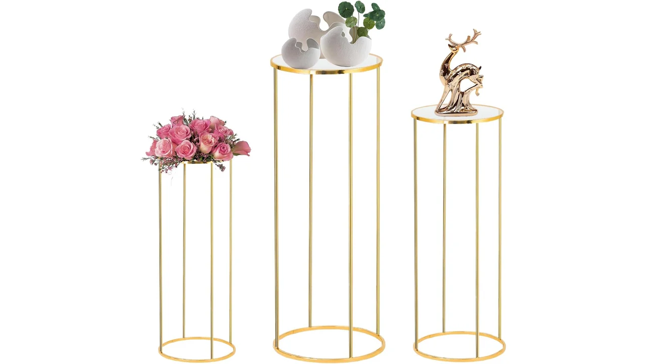 3PCS Cylinder Pedestal Stands Parties - Buyer's Guide 7 featured 624