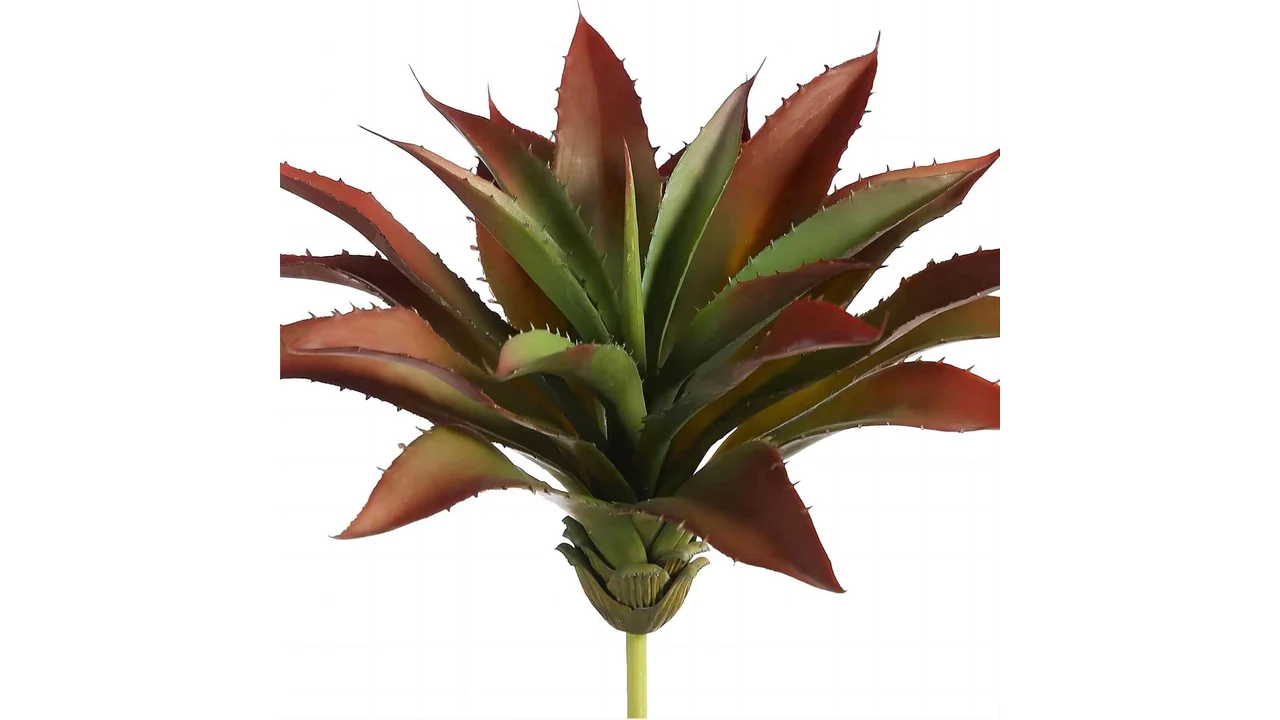 JUSTOYOU Large Artificial Succulents Aloe Plants Real Touch