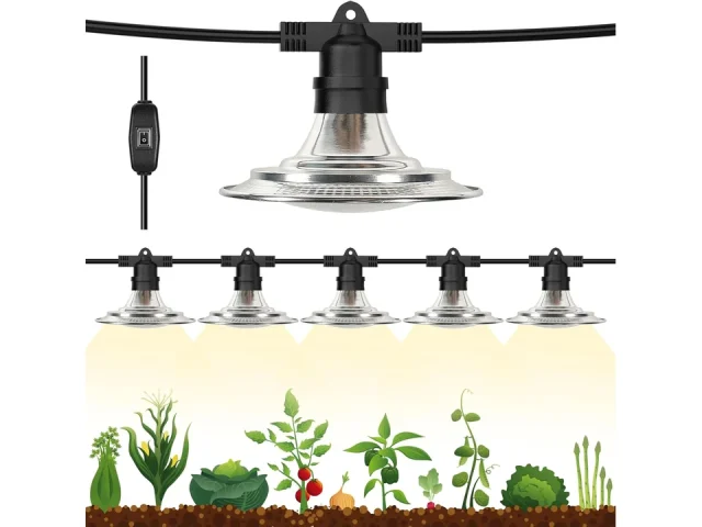 Outdoor LED Grow Lights Greenhouse Waterproof String Grow