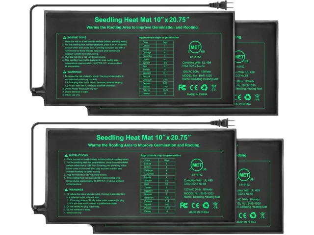Bestio Waterproof Seeding Heat Mat 10″x 4 Pack – Honest