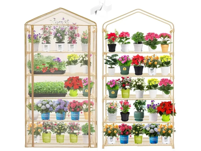 Purlyu Garden 50% Extra Wide Mini Greenhouse 5 – In-Depth