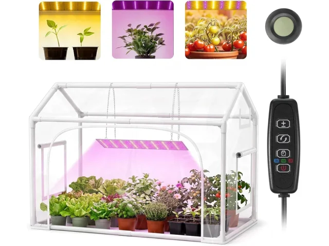 Mini Indoor Greenhouse w/ Grow Lights & Timer 3 – Detailed