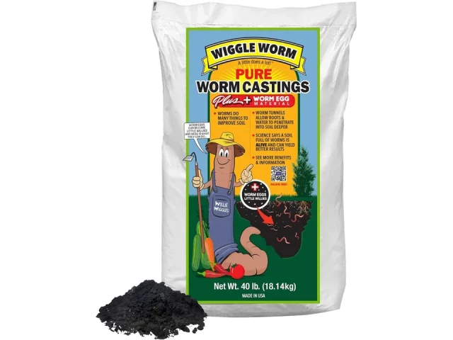 Wiggle Worm 100% Pure Worm Castings Plus Worm – Complete