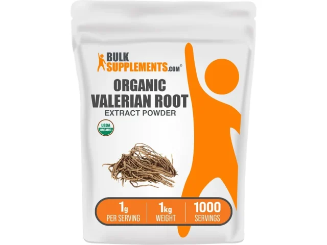 BulkSupplements.com Organic Valerian Extract Powder