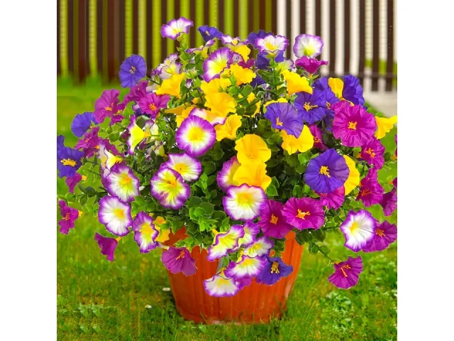 Artificial Flowers Outdoors Fake Plants Spring Summer