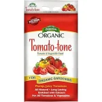 This image shows various organic fertilizers ideal for growing delicious tomatoes.