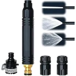 The image shows a collection of durable garden hose nozzles, highlighting top high-pressure options for efficient watering.