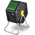 The image shows a compost bin, highlighting the Top 5 Best Compost Bins for Vegetable Gardens.