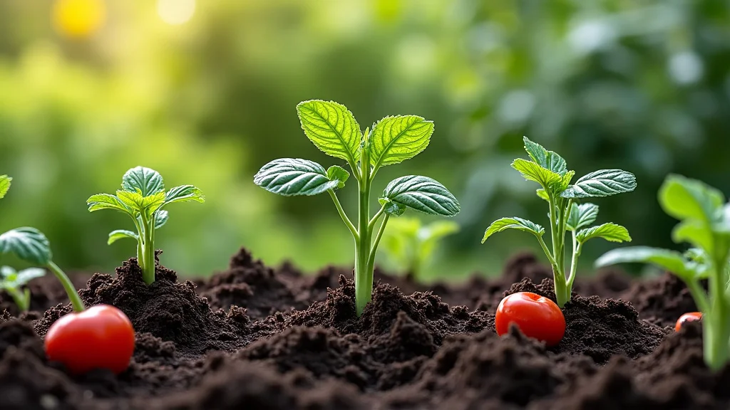 The image shows a raised garden bed prepared for planting, illustrating how to start a vegetable garden.