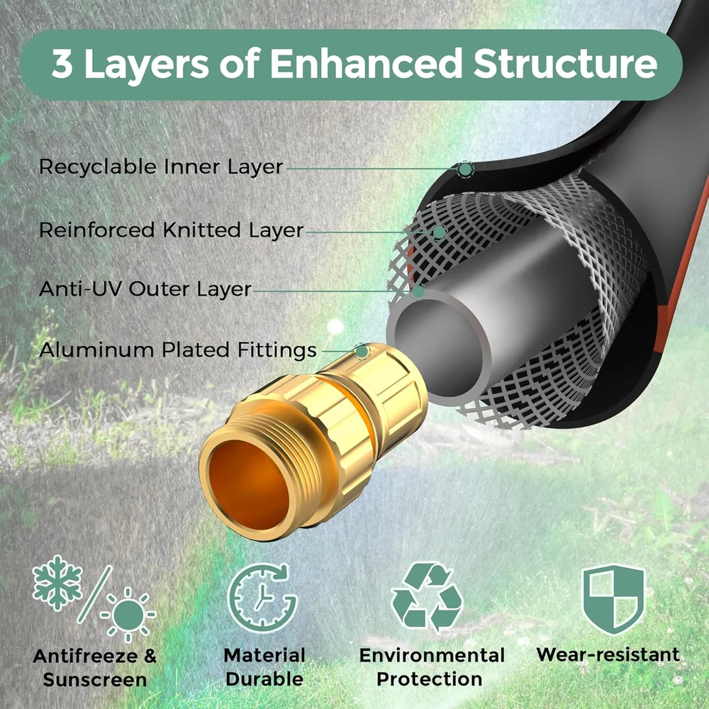 Flexzilla Garden Hose vs Giraffe Tools Hybrid Review 9 Giraffe Tools Giraffe Hybrid Garden Hose 5/8