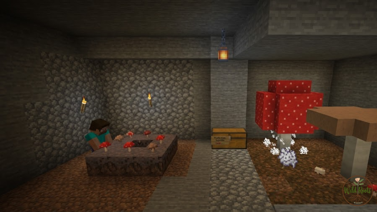 How To Mushrooms Grow Minecraft Easy