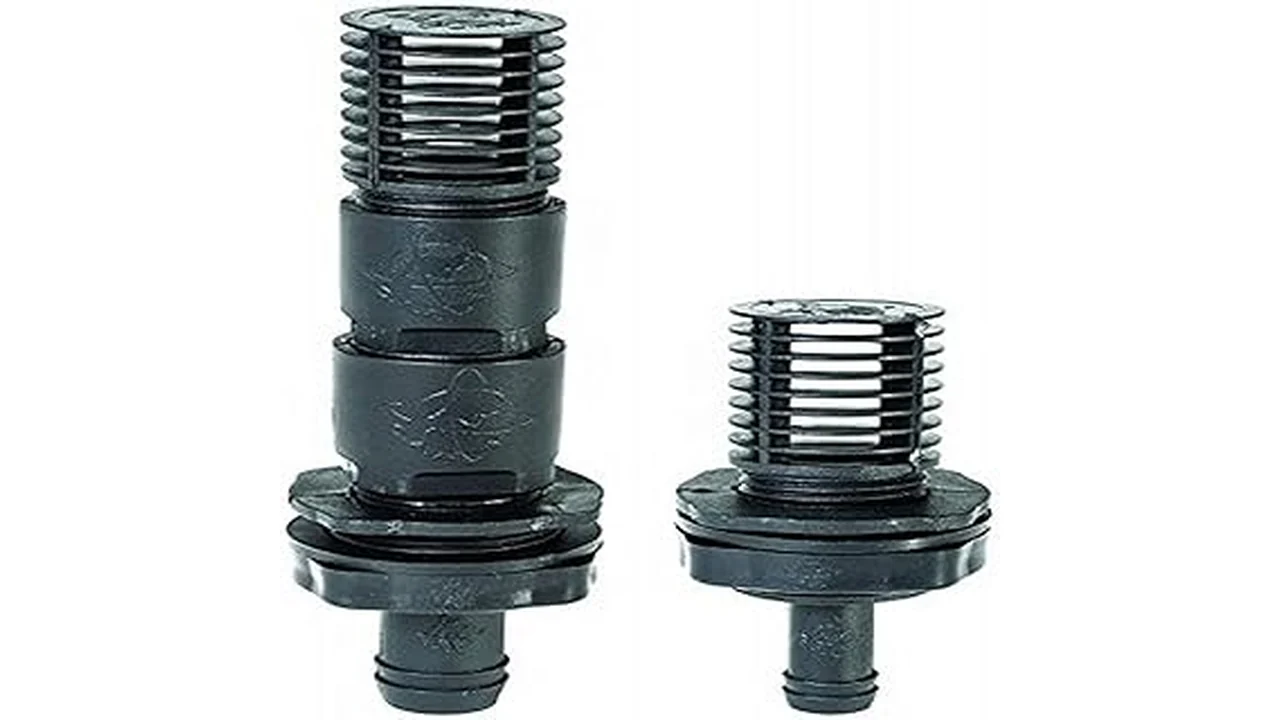 The image shows a close-up of the top 2 best media for hydroponic drain to waste systems.