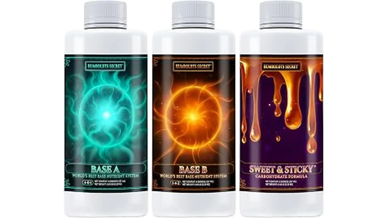 This image shows various nutrient bottles, representing the Top 4 Best Fertilizers for Hydroponics Growstopia Com.