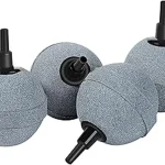 The image shows a selection of hydroponic airstones, highlighting the best options for effective aeration.
