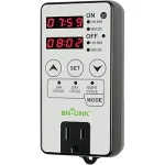 The image shows a selection of digital timers, ideal for hydroponic setups and your top 5 list.