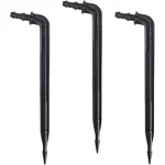 The image shows a selection of drip emitters for hydroponic systems, highlighting top choices.
