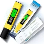 The image shows a selection of electronic conductivity meters commonly used for hydroponic gardening.