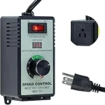 The image shows a close-up of a versatile fan speed controller for hydroponics systems.