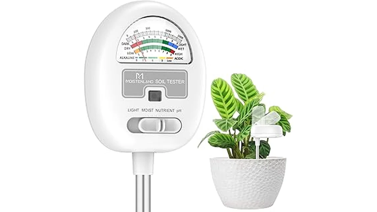 The image shows lush green plants being watered in a hydroponic setup, illustrating a general feeding schedule for soil.