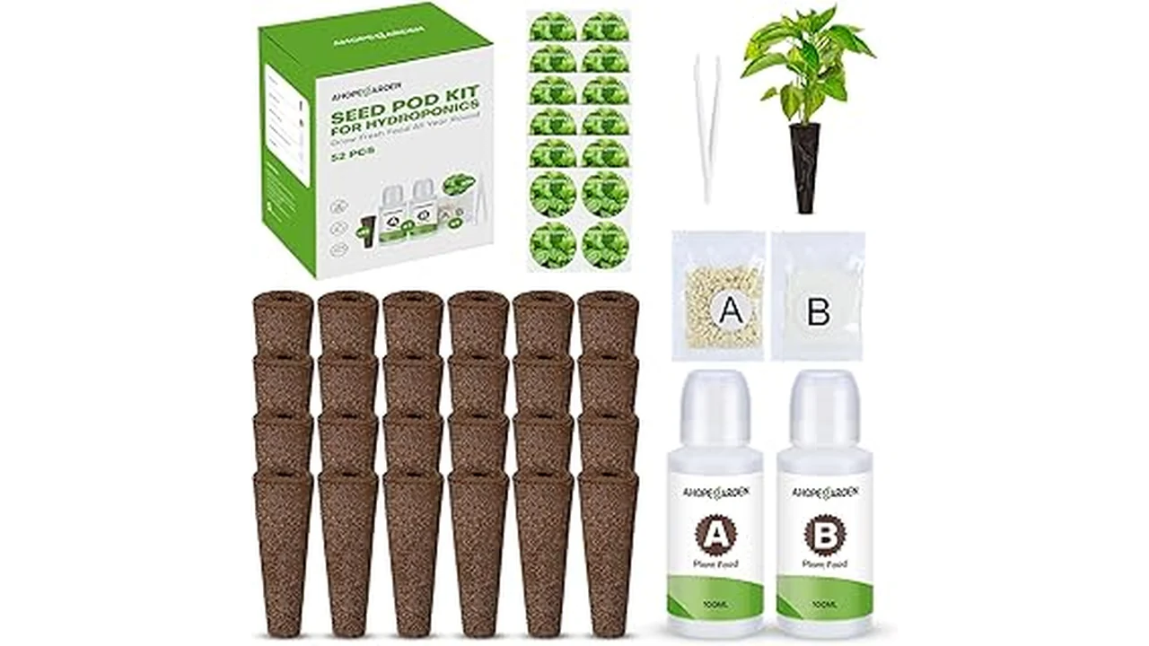 The image shows various bottles of hydroponic nutrient solutions, likely for cannabis.