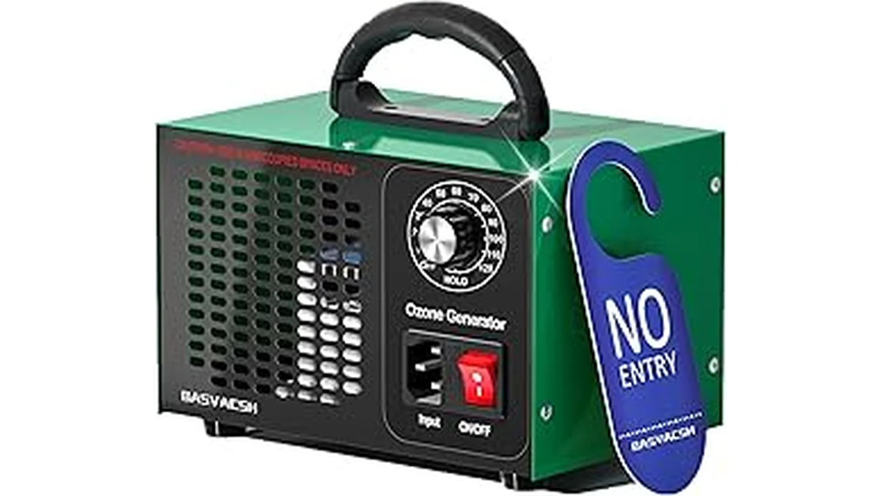 The image shows an ozone generator for hydroponics, a top product for clean growing systems.