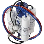 The image shows a water filtration system, ideal for the top 5 best reverse osmosis for hydroponics.