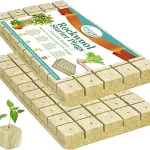 This image shows a variety of seed starter plugs suitable for hydroponic systems.