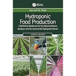 The image shows a stack of books titled Top 5 Best Textbooks for Commercial Hydroponics with leafy green plants.