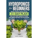 The image shows a vibrant aquaponic garden featuring several leafy greens, representing top water-efficient crops.
