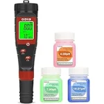 The image shows several sleek pH meter pens, ideal for hydroponic gardening and essential for the top 5 selections.