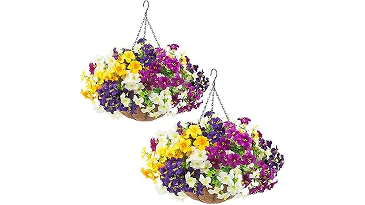 Best 10 Artificial Flowers Outdoor Hanging Baskets