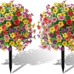Best 10 Artificial Flowers Outdoor With Stake
