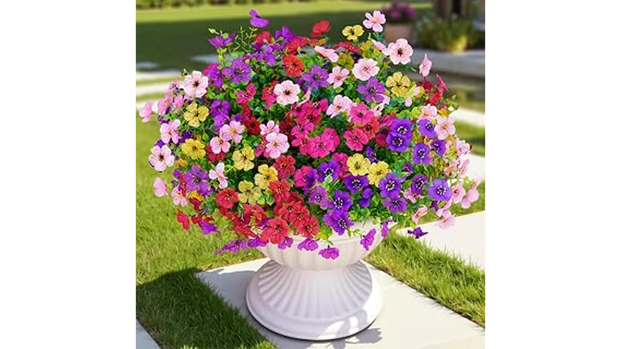 Best 10 X Artificial Flowers Outdoors Delivery