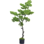 The image shows a curated collection of four best-selling artificial bonsai trees, perfect for beginners.