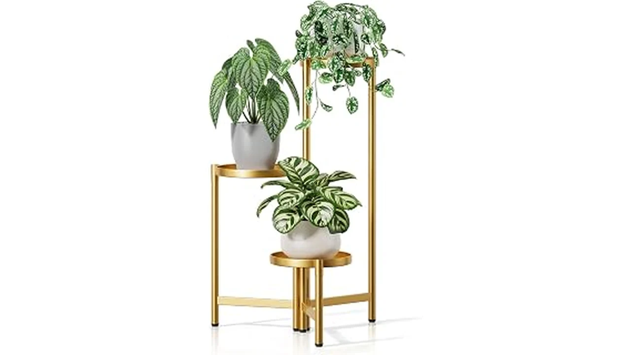 Best 10 Gold Metal Indoor Plant Stand for Decoration
