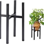 The image shows a stylish plant stand holding greenery, perfect for a modern living space from the review.